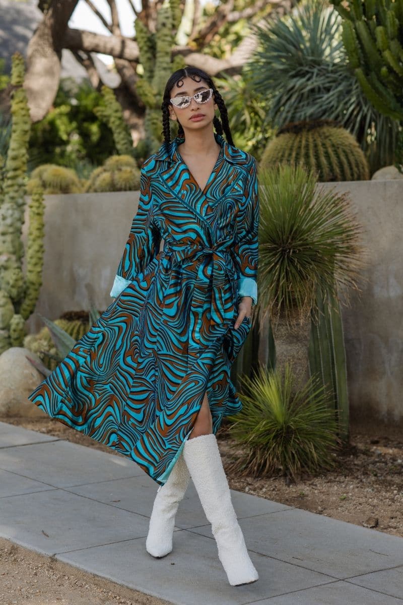 MARILYN MINT COAT | Andreeva | CULT MIA