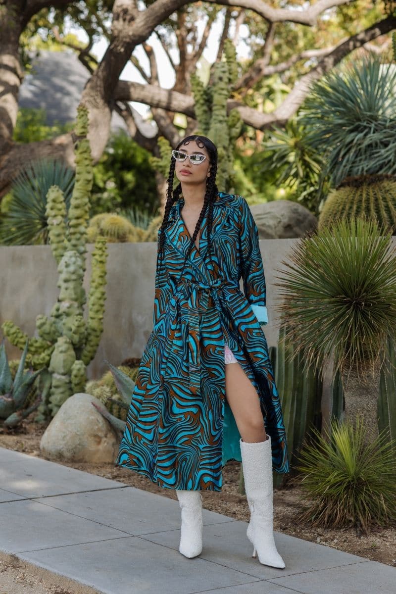 MARILYN MINT COAT | Andreeva | CULT MIA