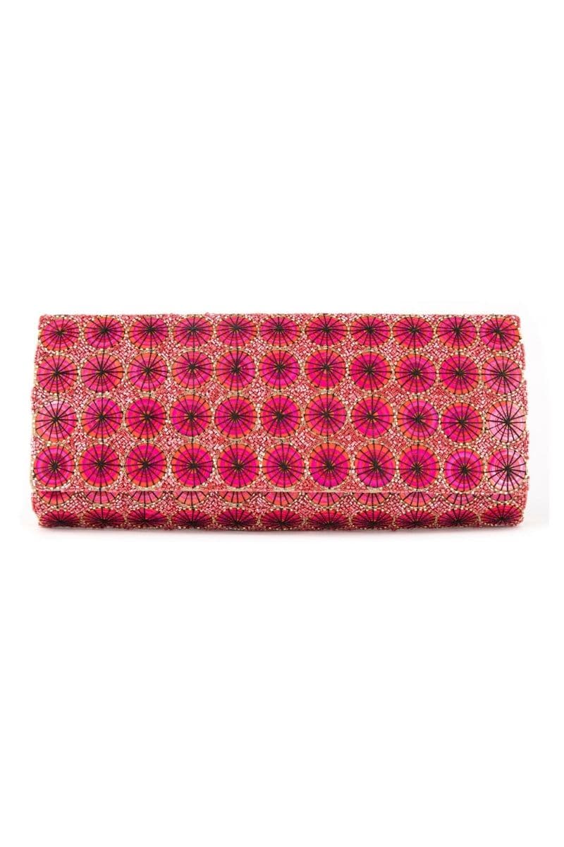 LIV FUCHSIA CLUTCH | Deepa Gurnani | CULT MIA