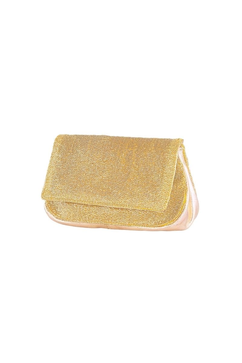 LUANN GOLD CLUTCH | Deepa Gurnani | CULT MIA