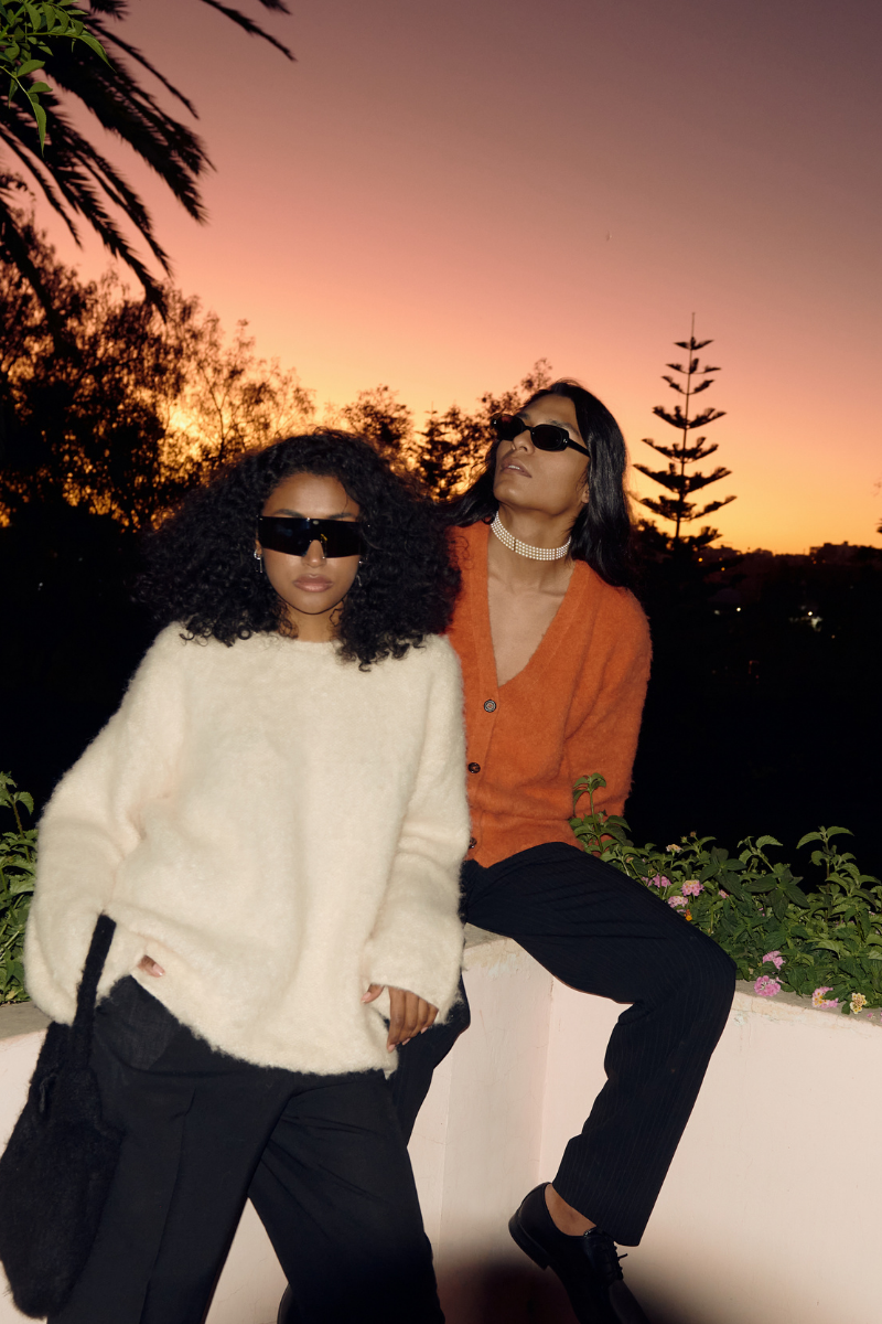 SURI KNITTED CREAM CREWNECK | La Granni | CULT MIA