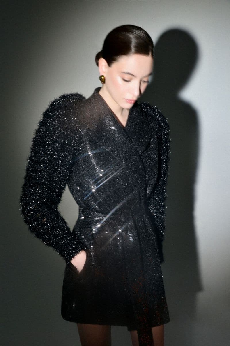 ANNA JACKET WITH KNITTED SLEEVES | Liya | CULT MIA
