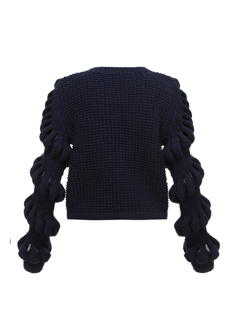 HAND KNITTED SWEATER | Liya | CULT MIA