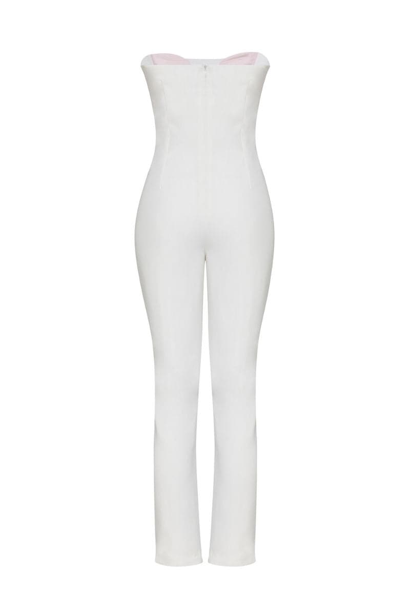 DORIS OFF-WHITE JUMPSUIT | Nana Gotti | CULT MIA