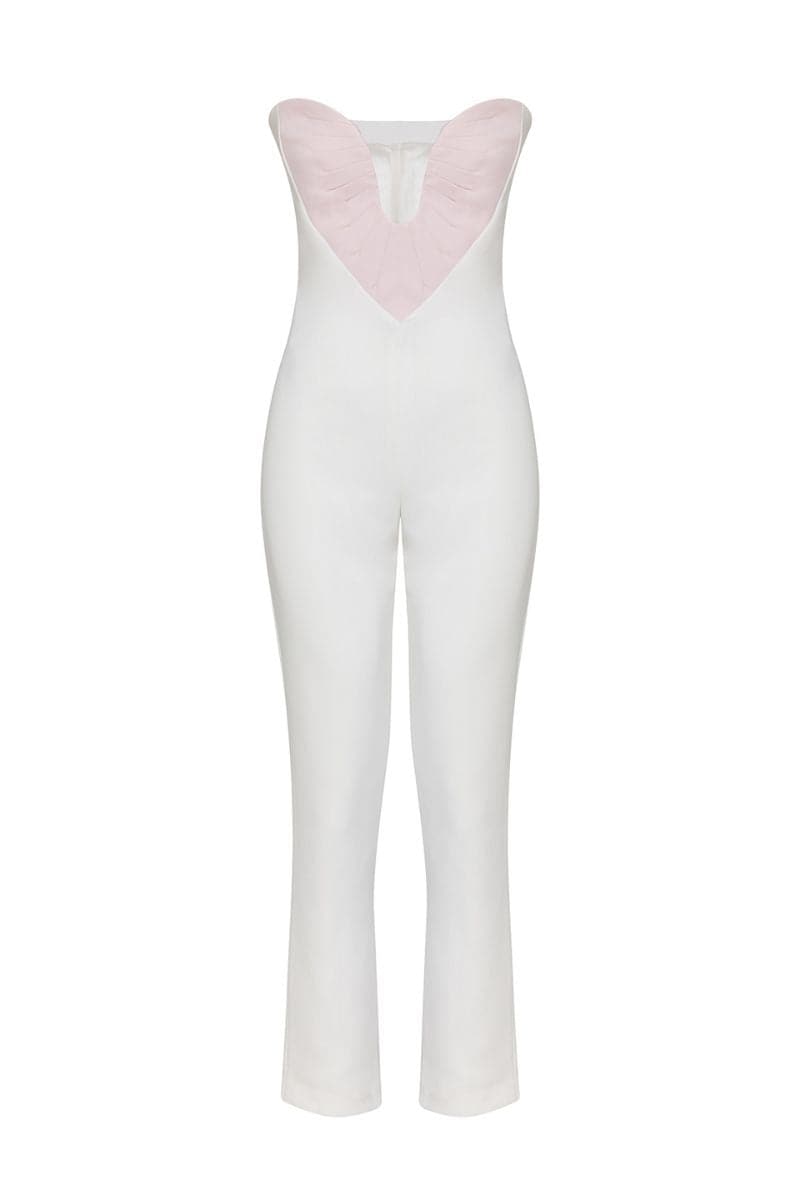 DORIS OFF-WHITE JUMPSUIT | Nana Gotti | CULT MIA