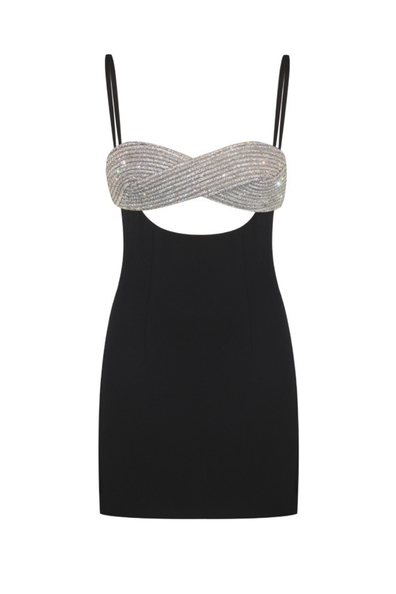 Nué ETERNITY CRYSTAL Black DRESS