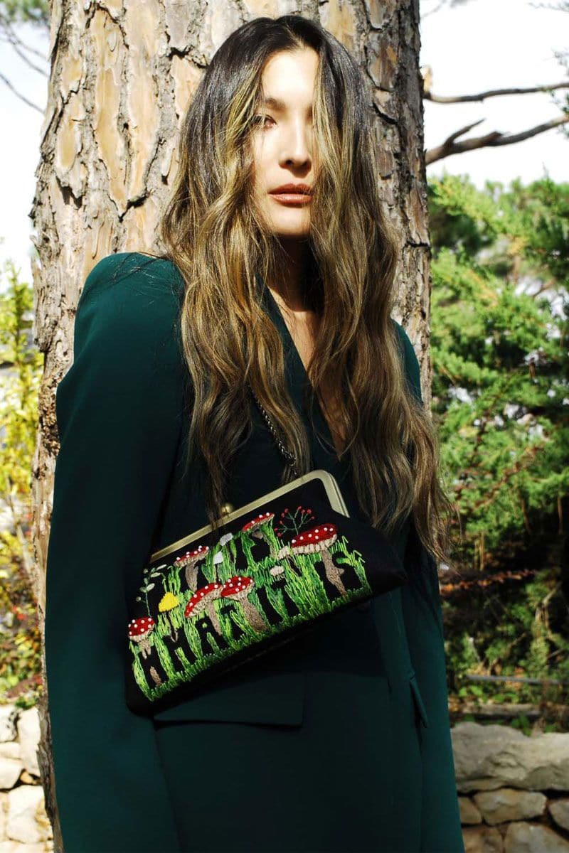 WILD MUSHROOM CLUTCH | Sarah's Bag | CULT MIA