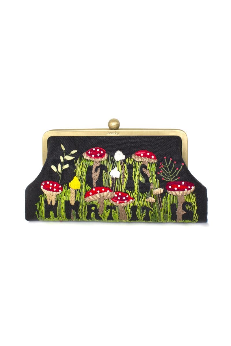 WILD MUSHROOM CLUTCH | Sarah's Bag | CULT MIA