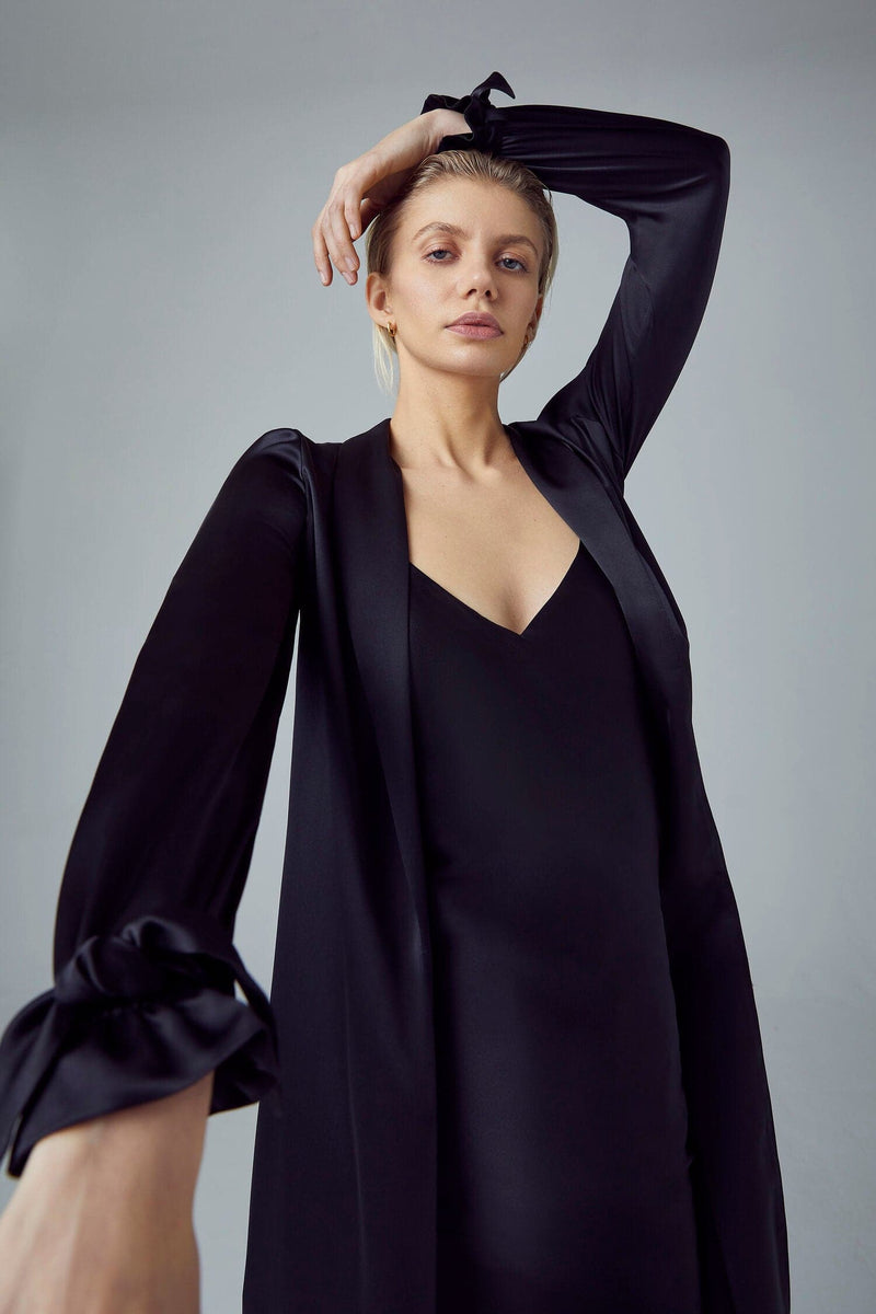 SILK DUSTER COAT | Silked | CULT MIA