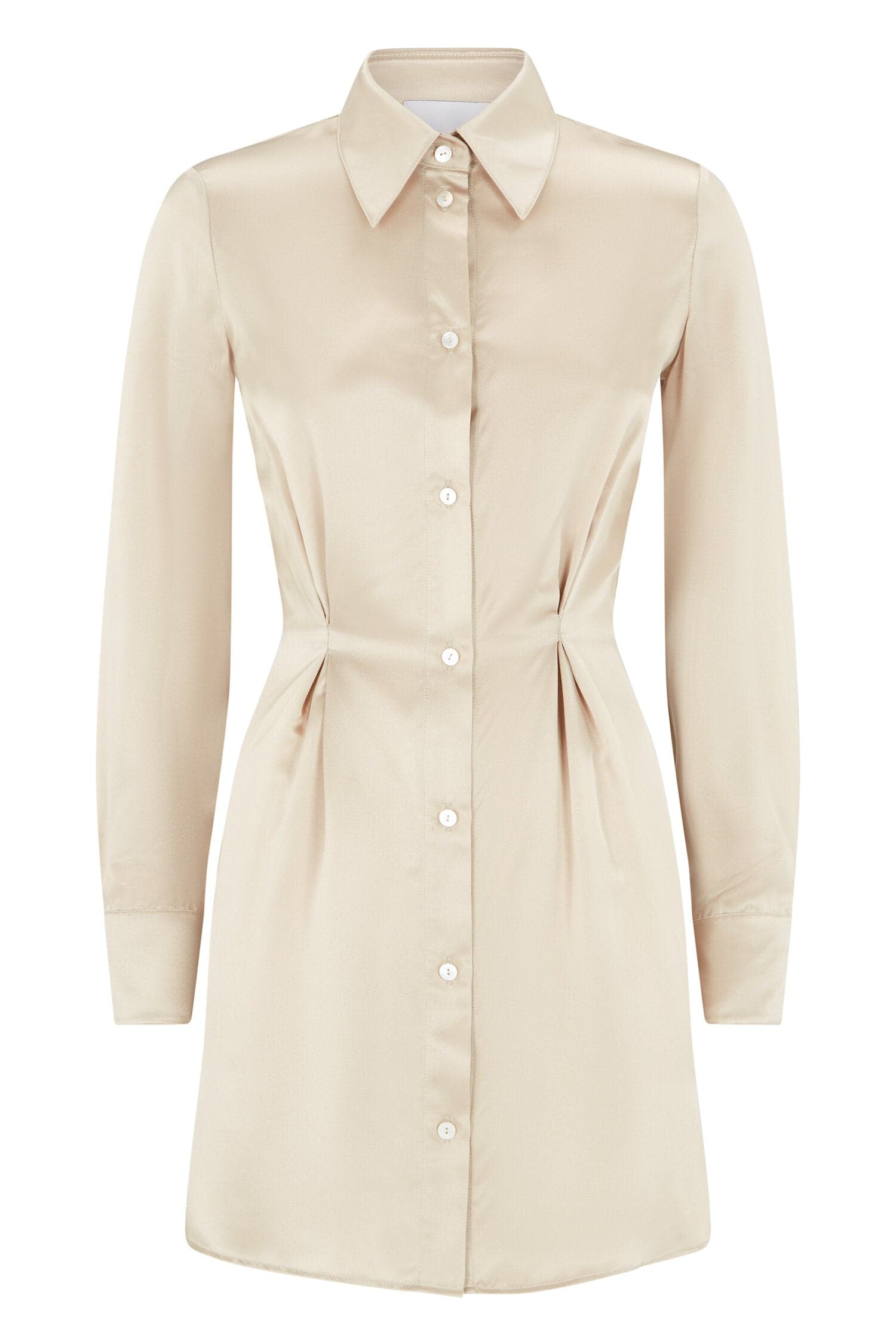 SILK MINI SHIRT-DRESS | CULT MIA | Silked SILK MINI SHIRT-DRESS | CULT MIA | Silked