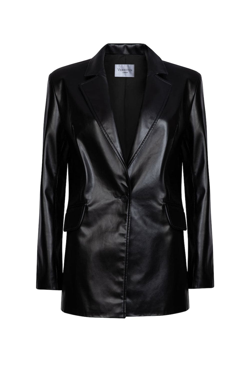 CHESCA OVERSIZED LEATHER BLAZER | Verheyen | CULT MIA