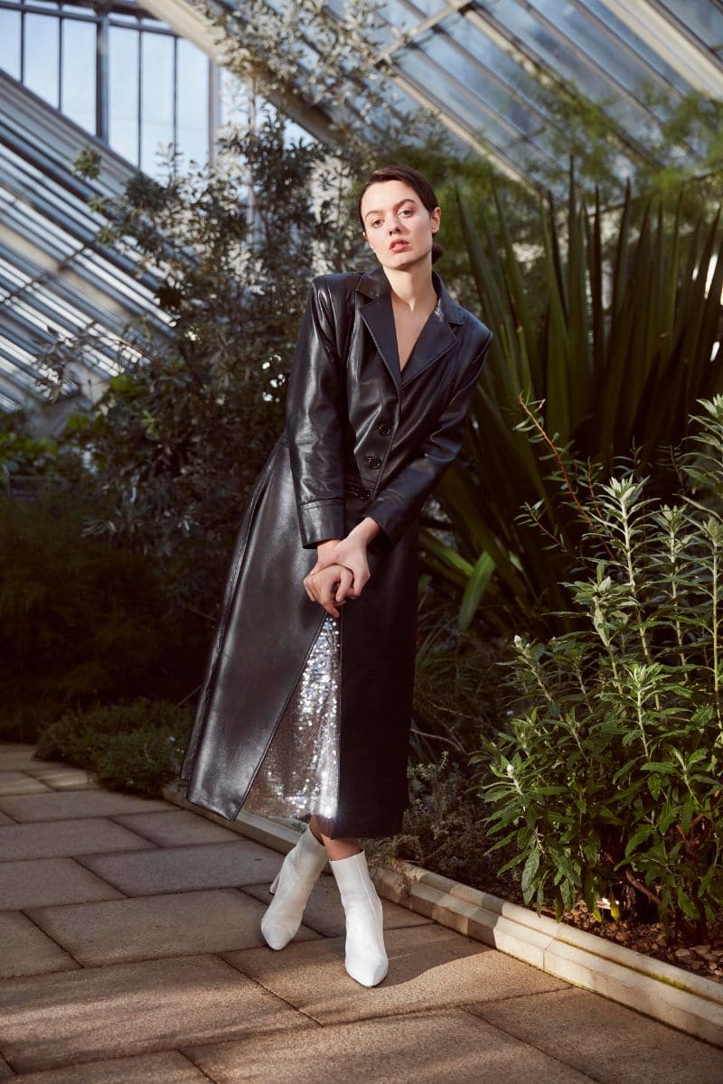 OVERSIZE 70S BLACK LEATHER COAT | Verheyen | CULT MIA