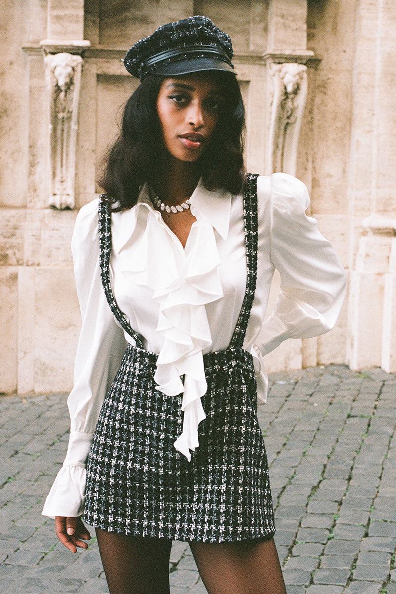 TALIA TWEED SKIRT - CULT MIA