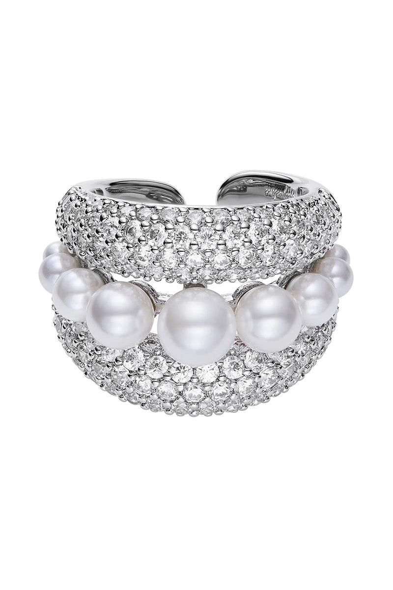 Gold TALIA ring by Nana Jacqueline featuring a sleek, minimalist design with smooth band and subtle detailing.