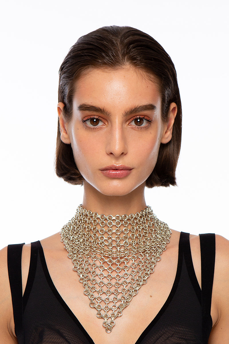 BANDITE SILVER NECKLACE - CULT MIA