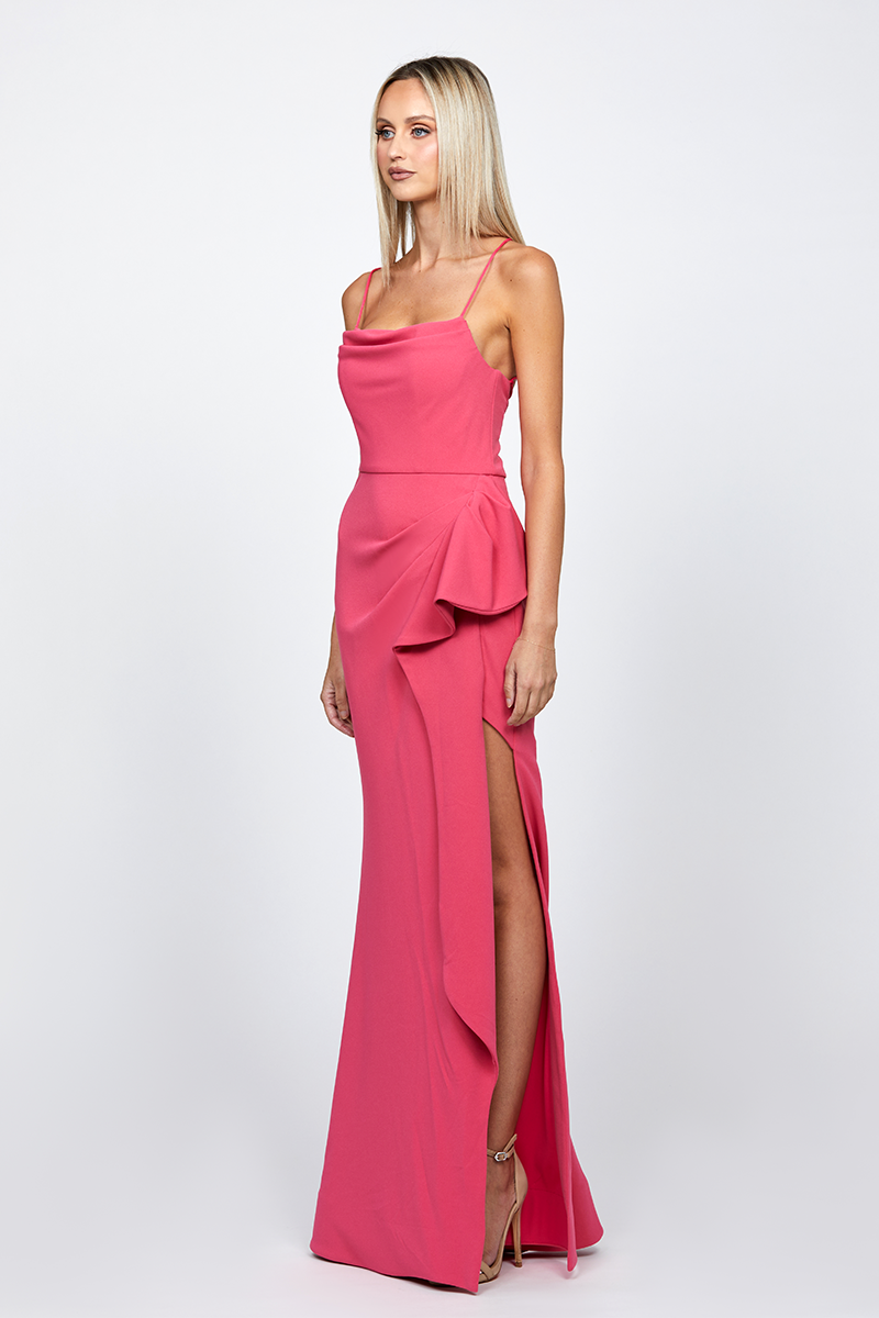 DIXIE STRAPPY BACK GOWN - CULT MIA