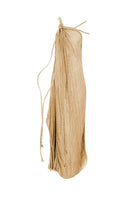 Kasia Kulenty GIA gown in Sand, a stylish maxi dress with flowing fabric and elegant design, perfect for formal occasions.