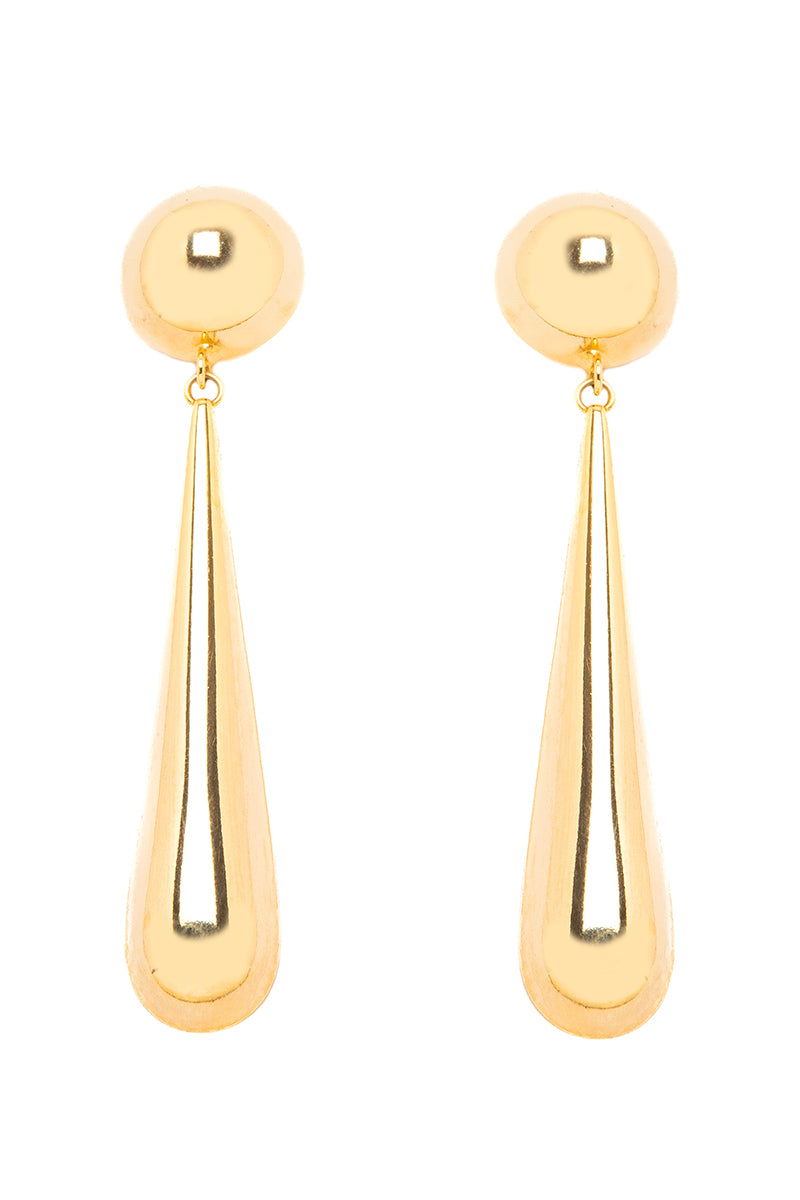 DROP GOLD EARRING - CULT MIA