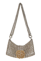 Silvia Gnecchi Camelia Chain Bag shoulder bag with floral design and chain strap, stylish accessory for everyday use.