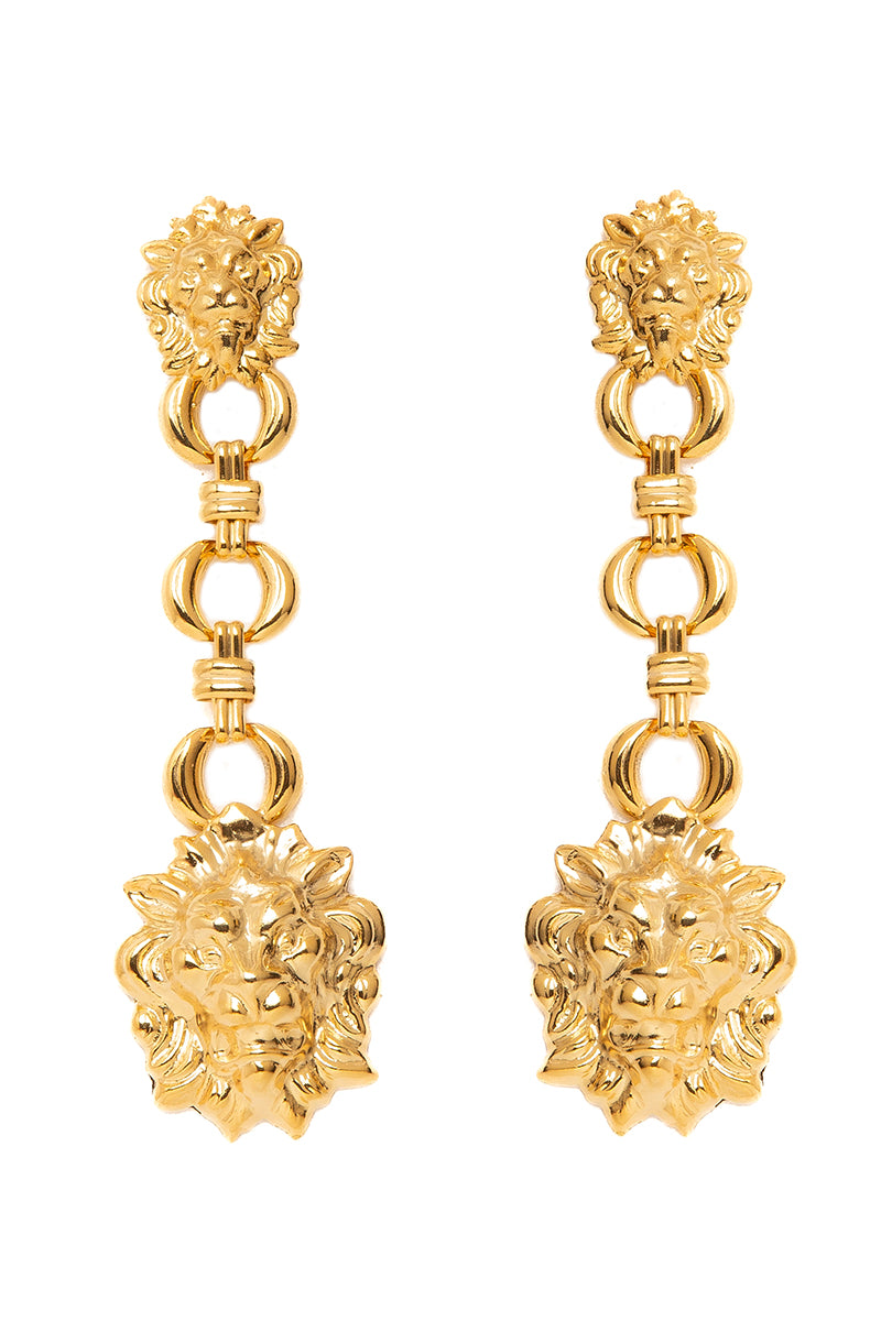 LIONS GOLD EARRING - CULT MIA