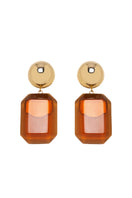 Silvia Gnecchi Norah gold earrings featuring elegant, handcrafted jewelry with a sleek, modern design for women.