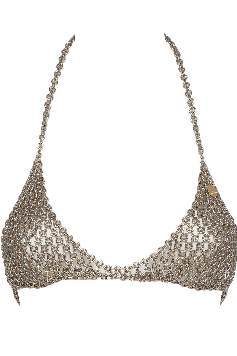 THE BRA IN SILVER - CULT MIA