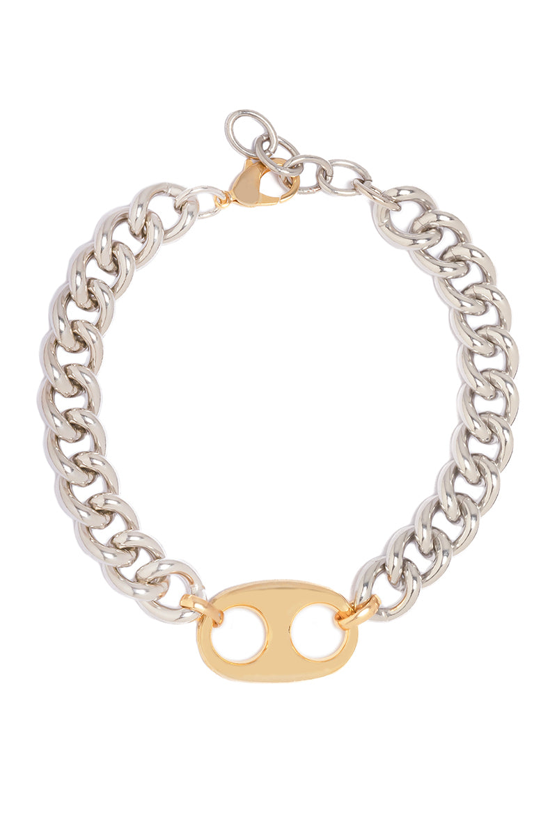 CHLOE NECKLACE IN SILVER - CULT MIA
