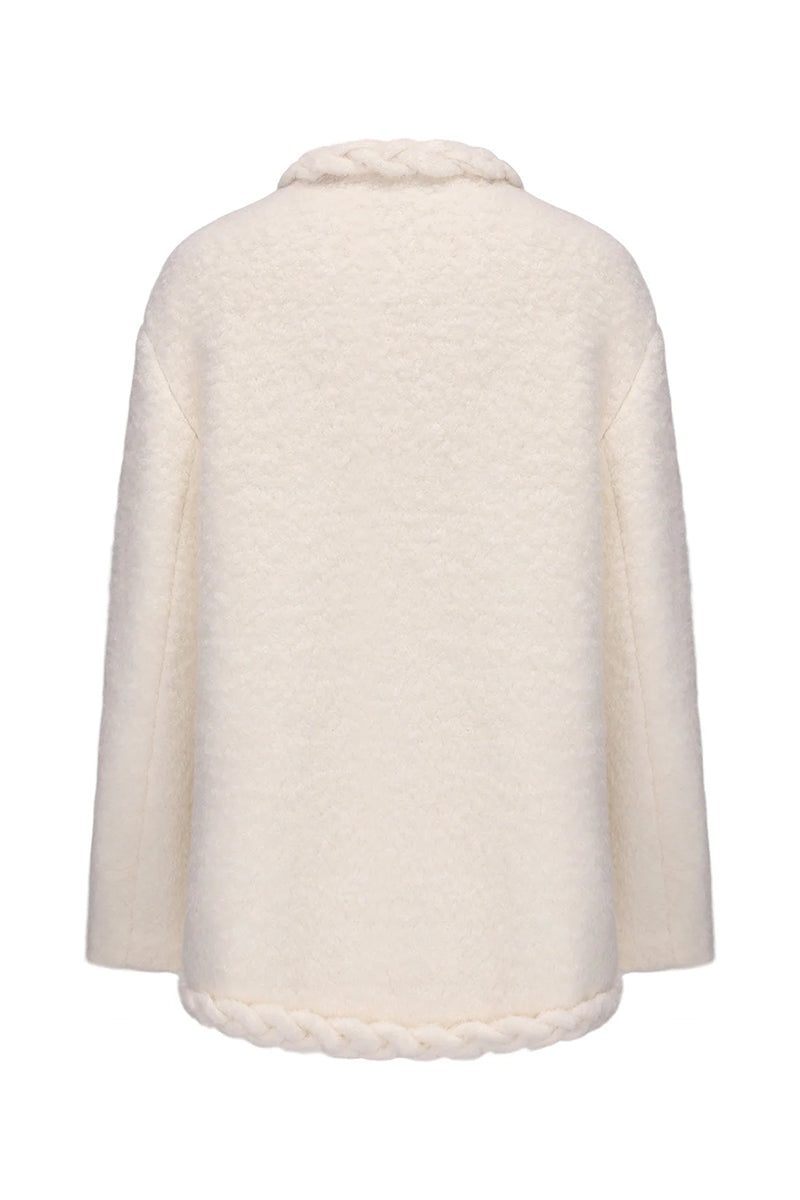 TALIA COAT IN OFF WHITE - CULT MIA