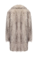 Nana Jacqueline Sofia fur pattern coat featuring a stylish, plush fur design in a modern coat style.