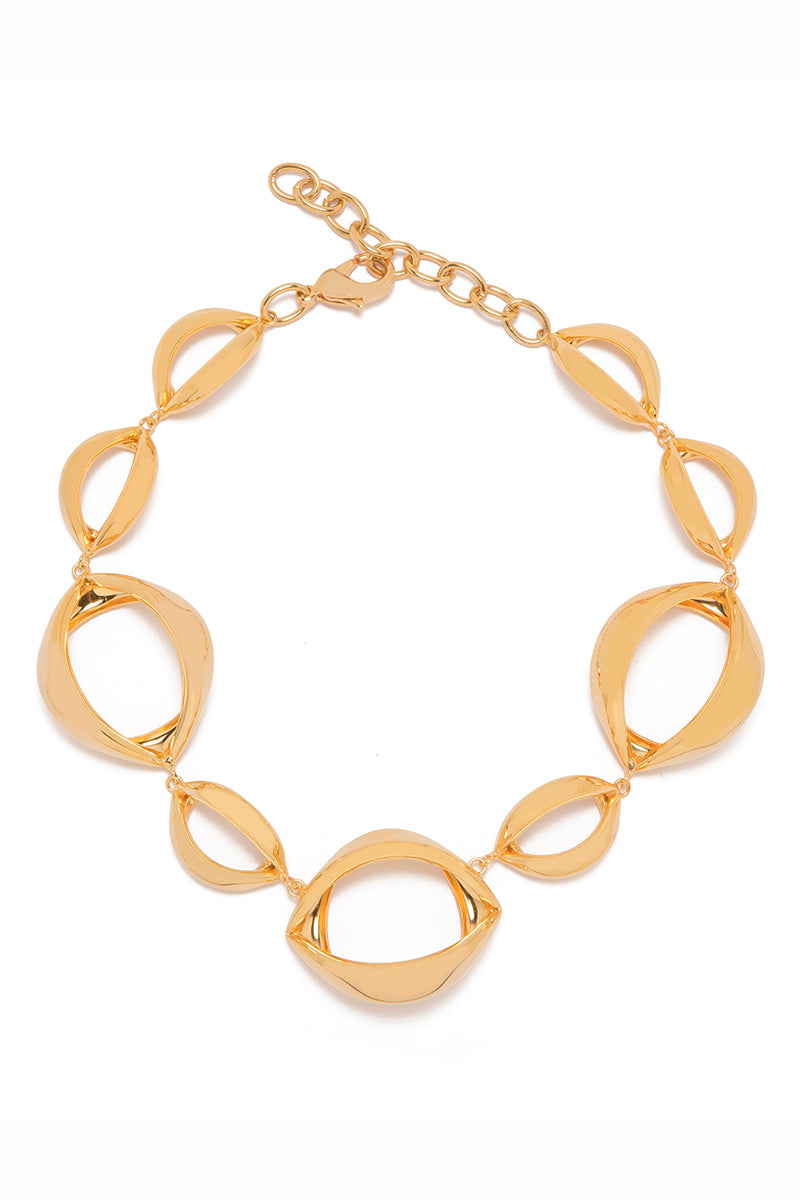 BOUCHE GOLD NECKLACE - CULT MIA