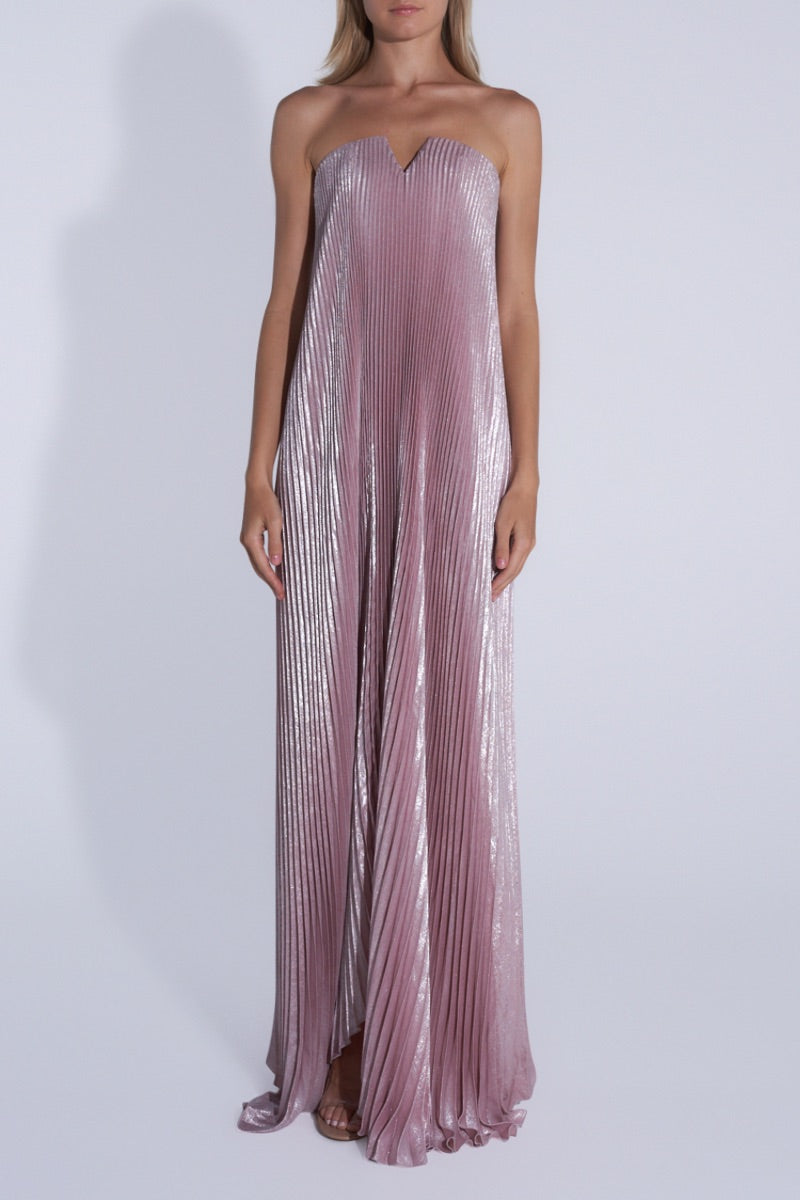 BLACK TIE GOWN IN DUSTY SHIMMER - CULT MIA