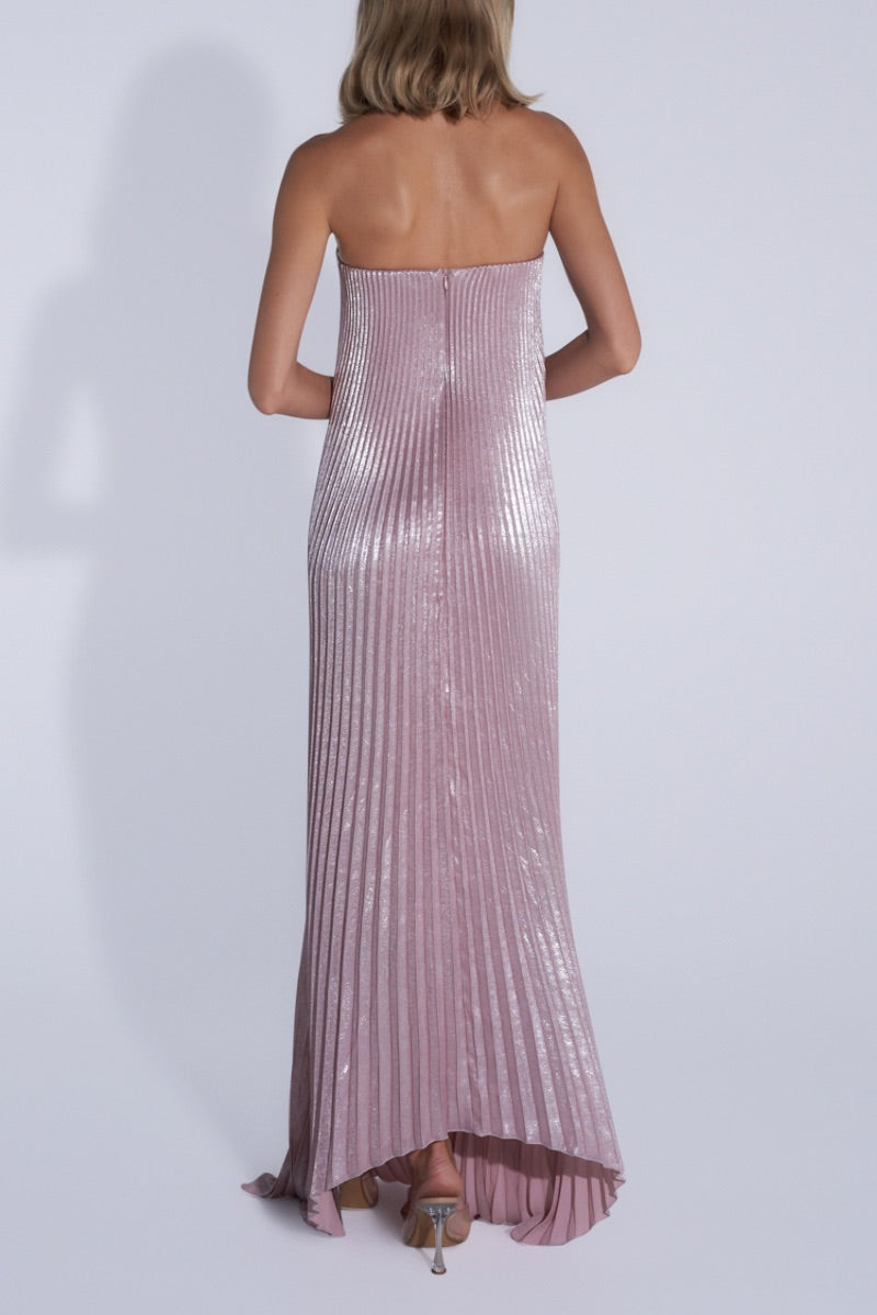 BLACK TIE GOWN IN DUSTY SHIMMER - CULT MIA