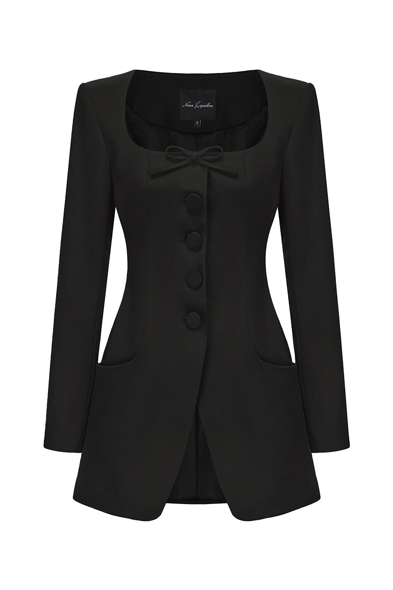 TIFFANI BLAZER IN BLACK - CULT MIA