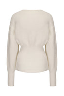 Nana Jacqueline LIZA cardigan in soft knit, featuring a relaxed fit and button details, perfect for layering in fall fashion.