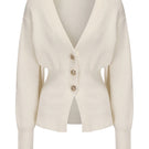 Nana Jacqueline LIZA cardigan in soft knit fabric, styled with buttons, in a cozy, elegant design for versatile wear.