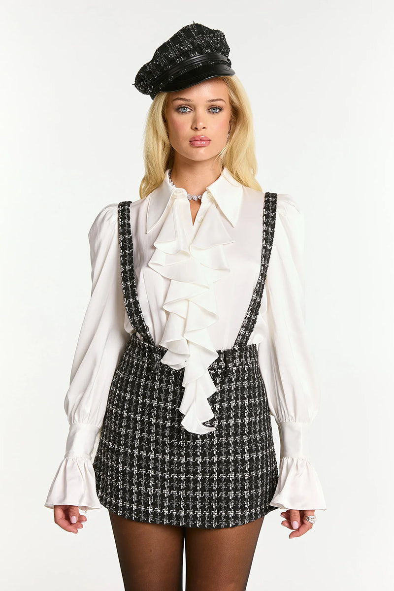 TALIA TWEED SKIRT - CULT MIA