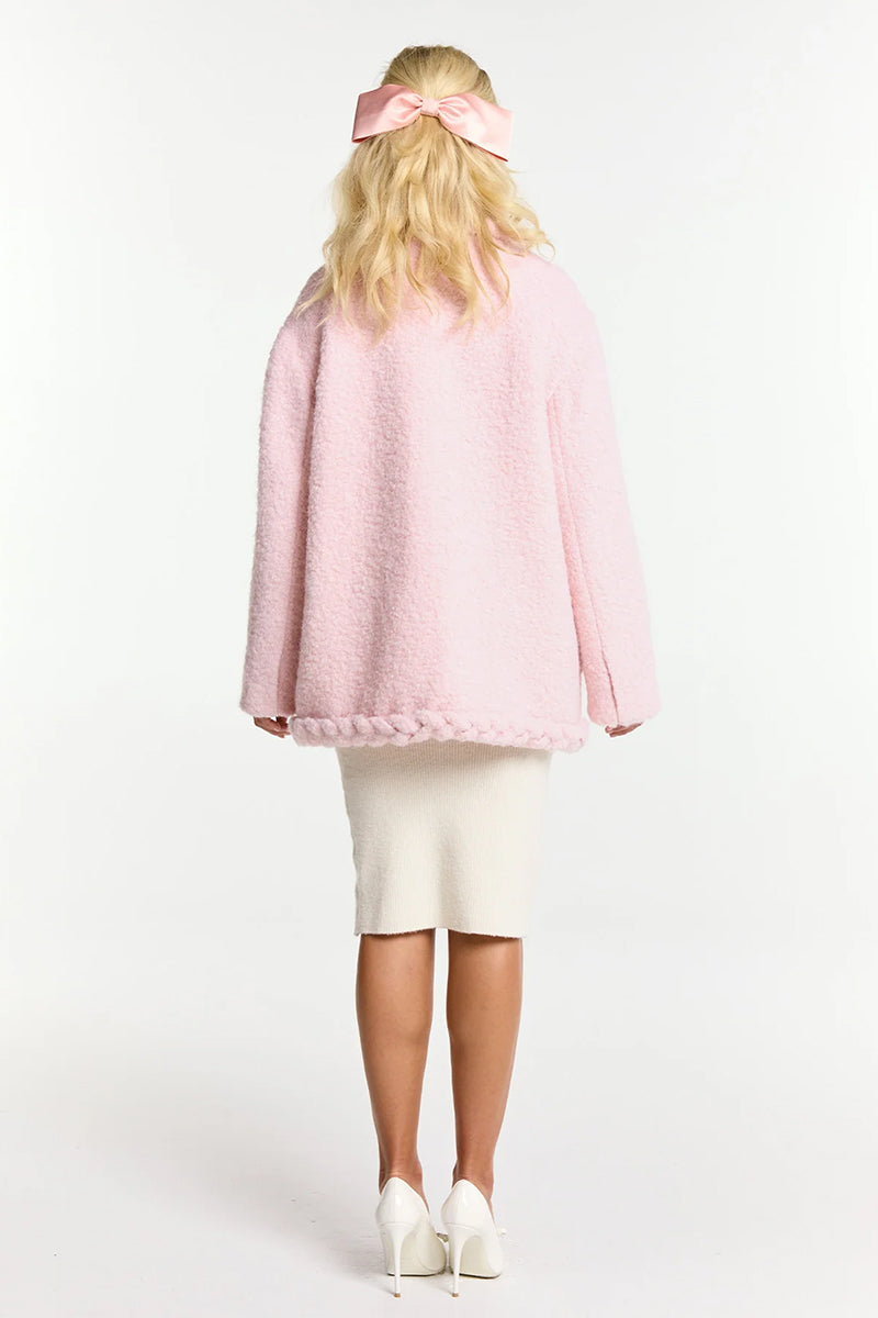TALIA COAT IN PINK - CULT MIA