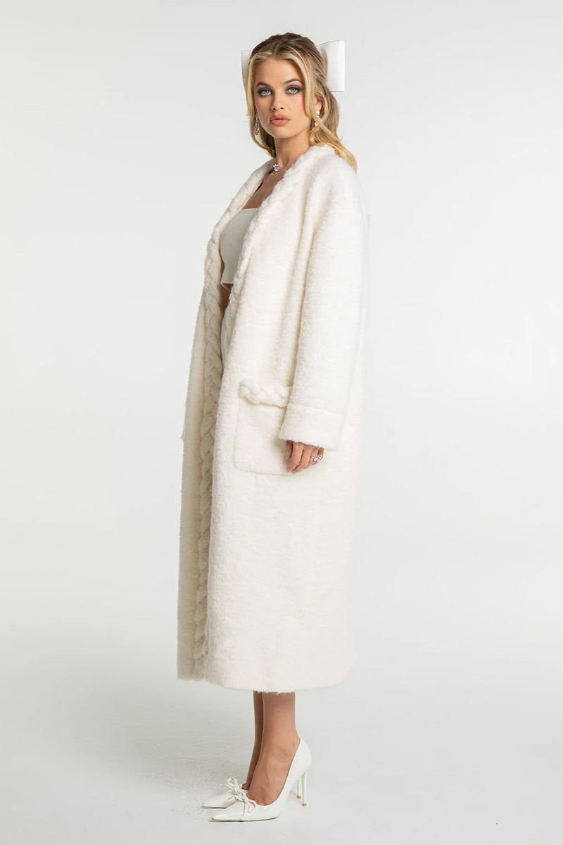 ELSA COAT IN OFF WHITE - CULT MIA