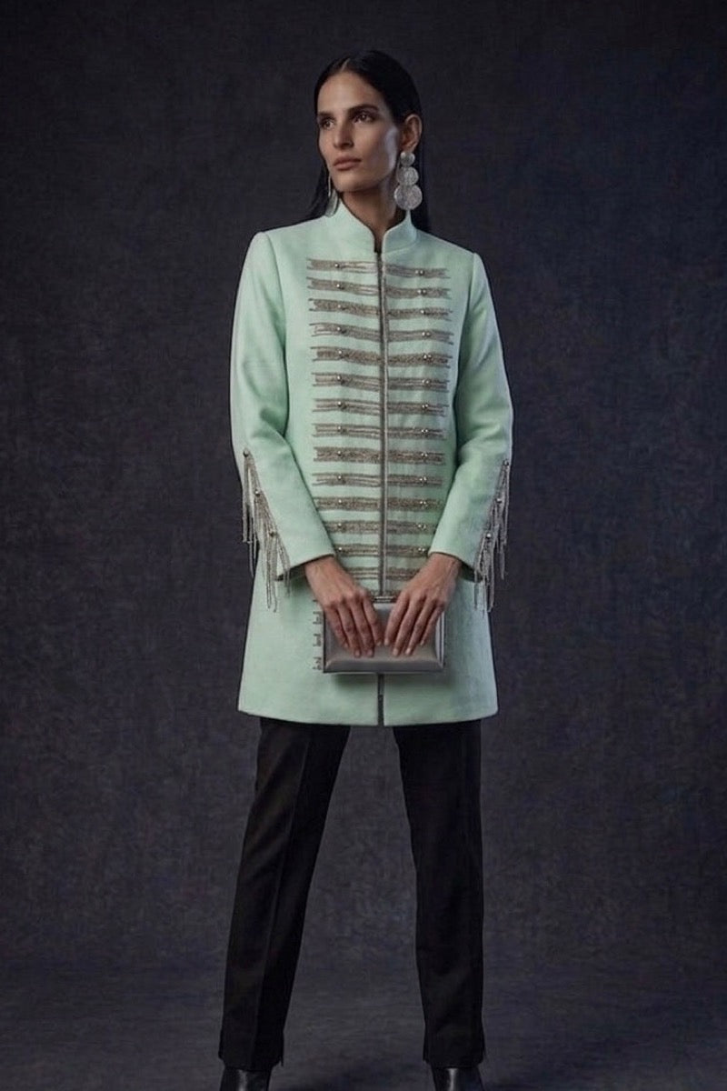 AZURRA MINT COAT IN MINT