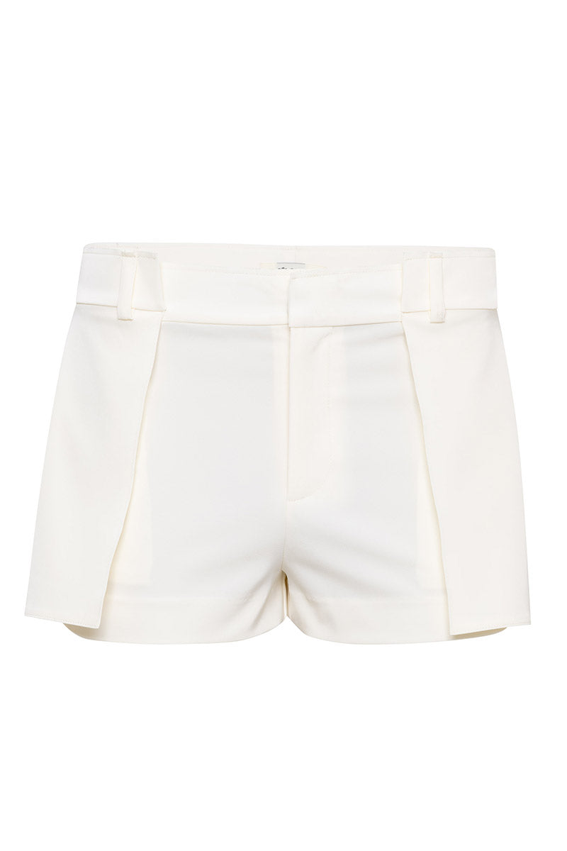 ELEN DOUBLE LAYER SHORTS IN WHITE