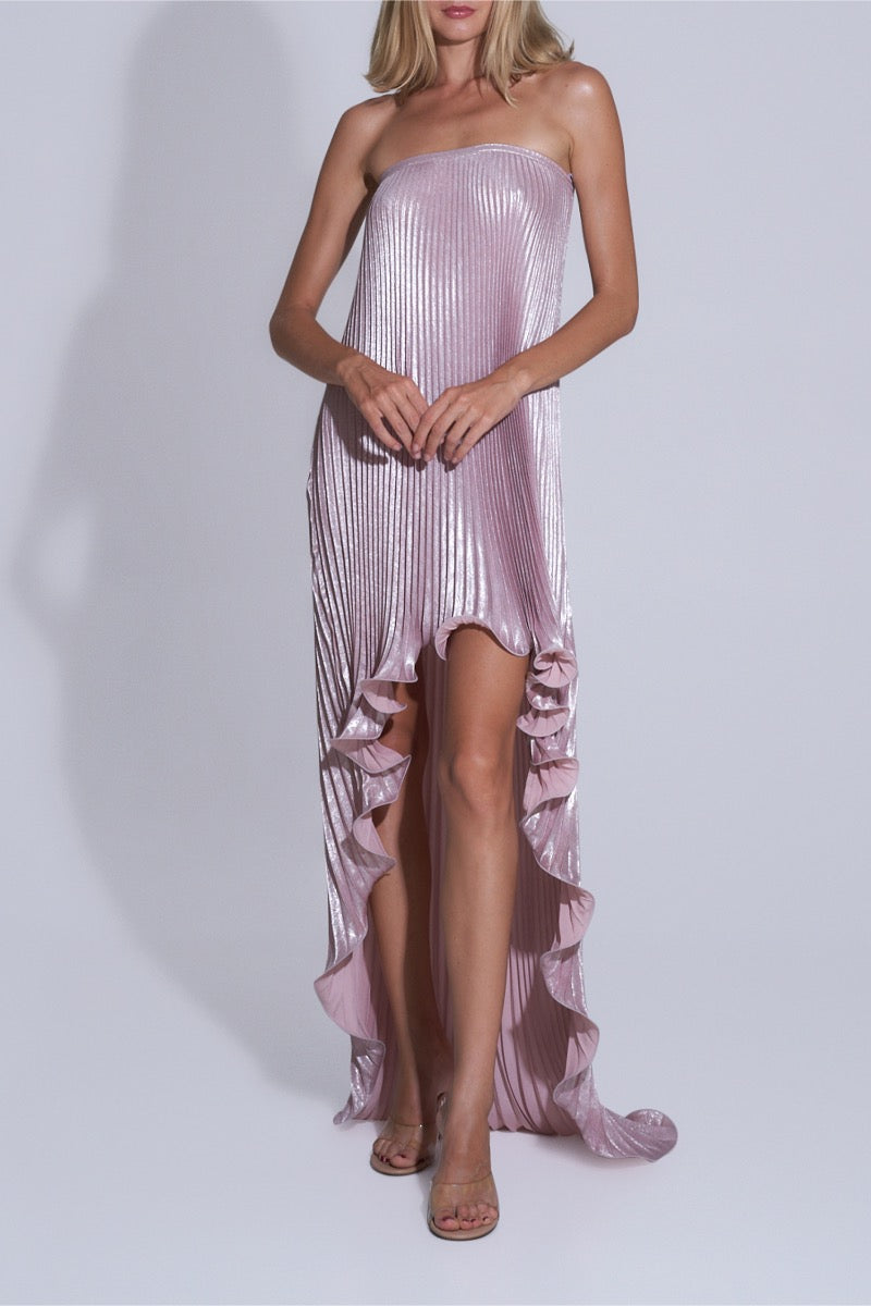 FEMINITE DRESS IN DUSTY SHIMMER - CULT MIA