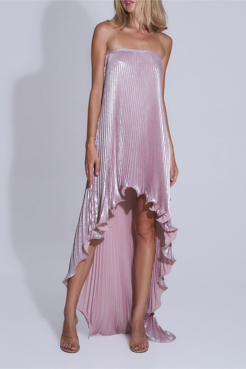 FEMINITE DRESS IN DUSTY SHIMMER - CULT MIA