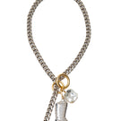 Silvia Gnecchi Debut Necklace featuring a delicate chain and elegant pendant, displayed on a white background.