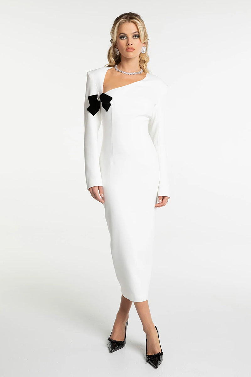 ELLIE BOW DRESS | CULT MIA | Nana Jacqueline ELLIE BOW DRESS | CULT MIA | Nana Jacqueline