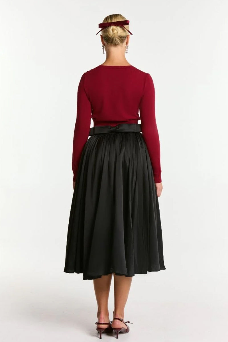 AUDRINA CARDIGAN IN RED - CULT MIA