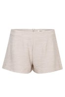 SÉLONE HELIA relaxed stone shorts with a casual fit, featuring a comfortable waistband and lightweight fabric.