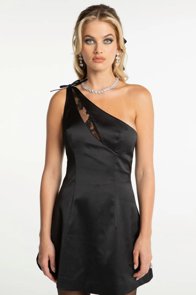 LIZA DRESS IN BLACK - CULT MIA