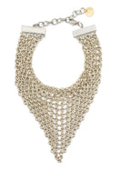 Silver necklace from Silvia Gnecchi with a sleek, modern design, featuring a delicate chain and minimalist style.