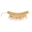 Gold necklace from Silvia Gnecchi's Dalida collection featuring elegant chain design with subtle detailing.