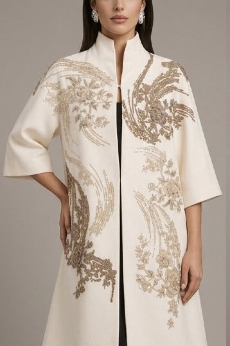 BELLE EPOQUE COAT IN IVORY